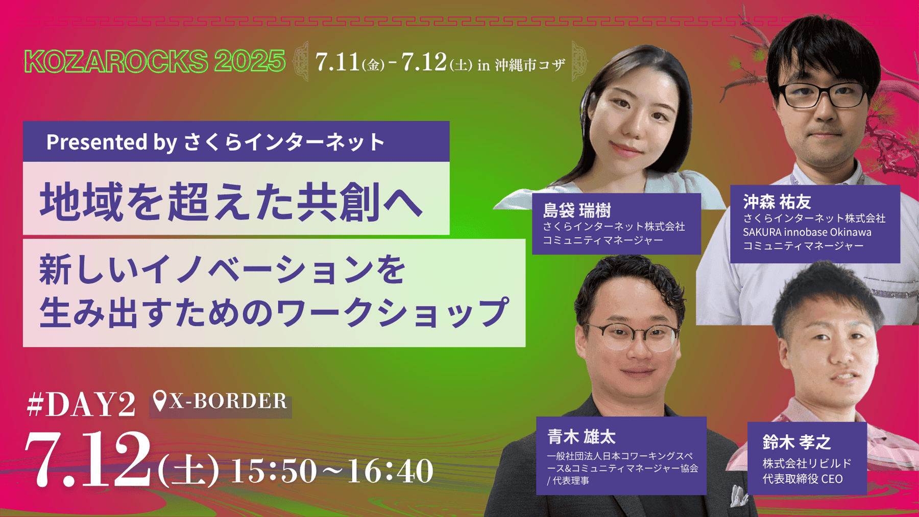 地域を超えた共創へ 新しいイノベーションを生み出すためのワークショップ
Presented by さくらインターネット